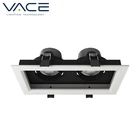 2*18W High output retail grill led light recessed LED Grille Light for office /coffee shop