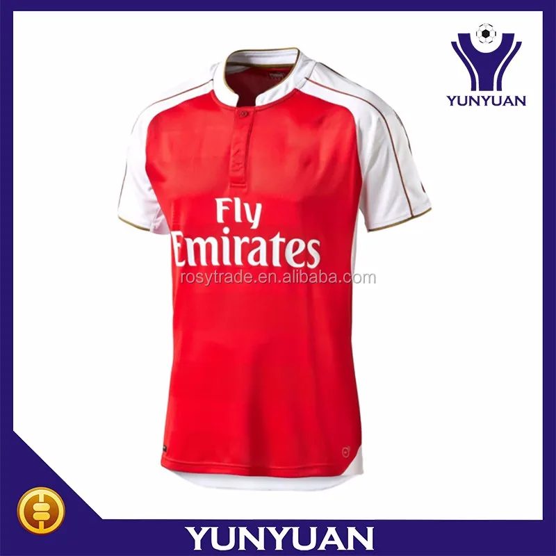 安い卸売promtionタイ品質2016ヨーロッパカップカスタムサッカーユニフォーム仕入れ・メーカー・工場
