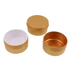 Cream Cosmetic Tin Aluminum Jar Screw Cap