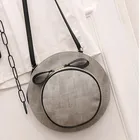 Fashion PU Leather Lady Mini Small Mint Crossbody Bag Card Wallet Purse