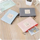 Korea style creative canvas coin purse mini zipper pouch lady zero purse
