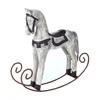Wood Carving Horse Craft Model Wooden Rocking Horse Indonesia Wholesale