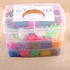 M3 layers box education baby toy hot sale 12500pcs Loom Bands