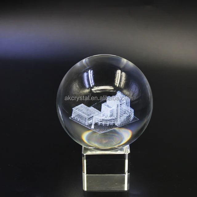 gifts or home decoration 3d laser large small decorative crystal