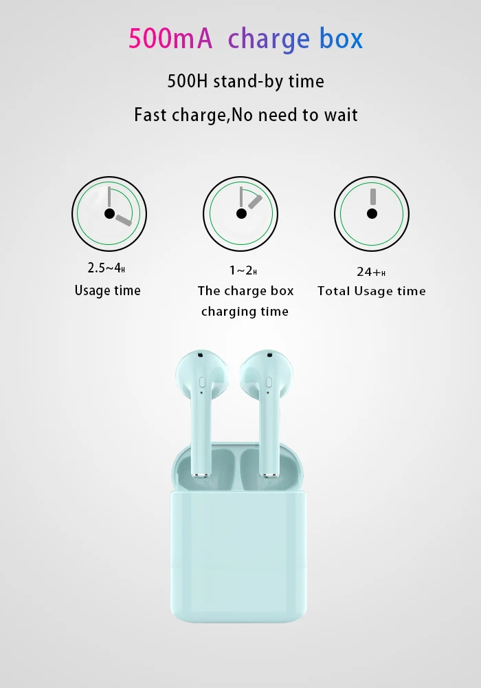 I8 I8X I9 I10 i10 11 12 true wireless earbuds tws bt 5 hot sell in ear magnetic charging box case high quality oem amazon ebay - ANKUX.COM