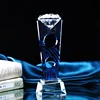 New Design Pierced Star Diamond Trophy Plaque K9 Crystal Trophy Award for Awards QY50