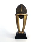 Metal imitation souvenir rugby trophy cup