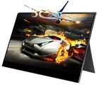 Leather cover hd portable gaming monitor 15.6 inch 4K computer led display monitor with type c port usb