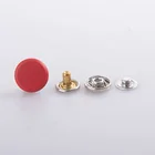 2019 New Design Custom Metal Rubber Coact Snap button For Women Dresses