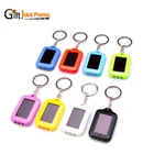 Wholesale Customized LED Solar Flashlight Torch Keychain