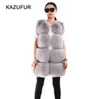 Chinese Wholesale Fox Fur Vest for Ladies real Fox Vest