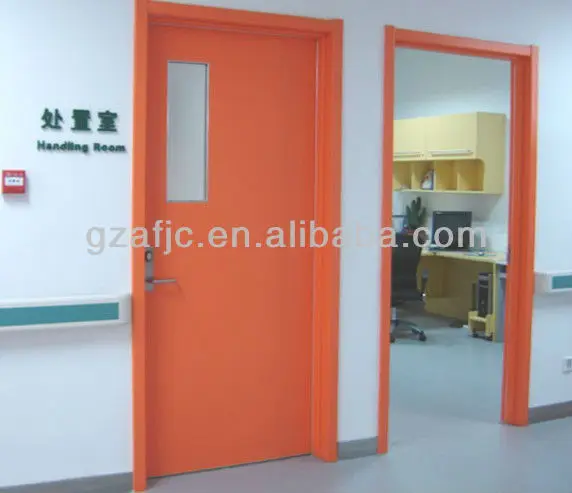 Guangzhou Único O Doble Manual Hermético Puerta Abatible Para Hospital