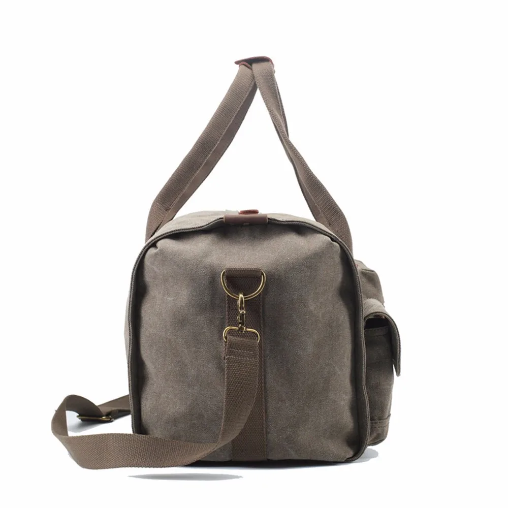 Factory High Quality Canvas Large Capacity Travel Bags Outdoor Luggage Bags