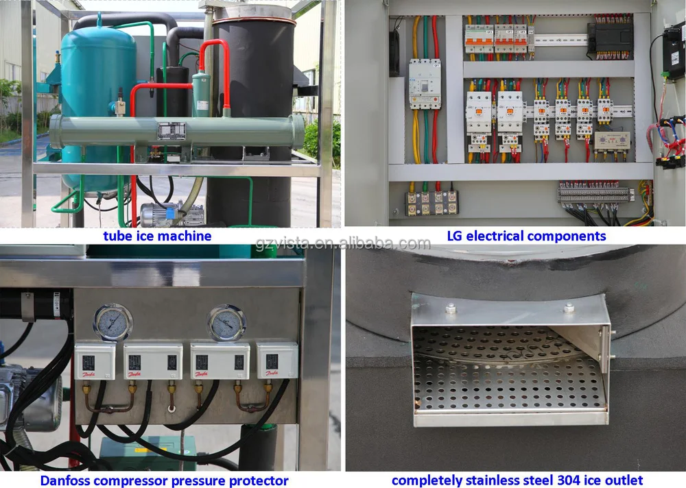 Ice Machine, 5-tons, 380V, R22 or R404a - detail 4
