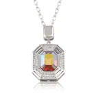 43241-xuping fashion 8 gram colorful stone necklace designs made with Crystals from Swarovski