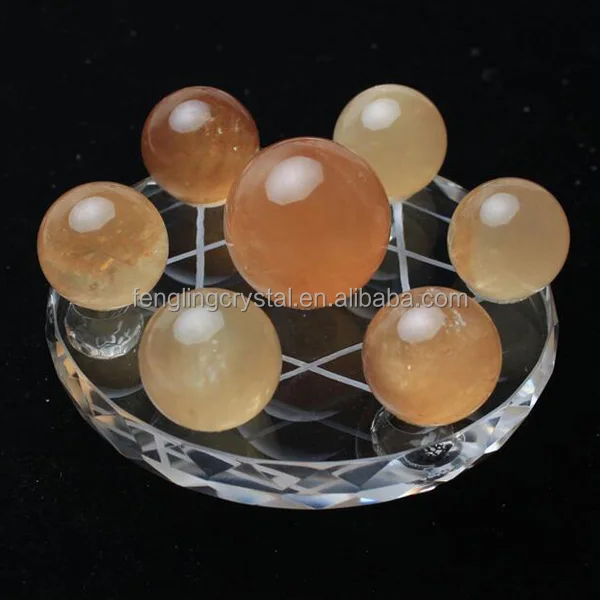 citrine calcite ball quartz crystal sphere crystal ball healing