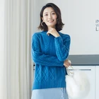 wholesale pullover winter girls 65% wool simple cashmere sweater