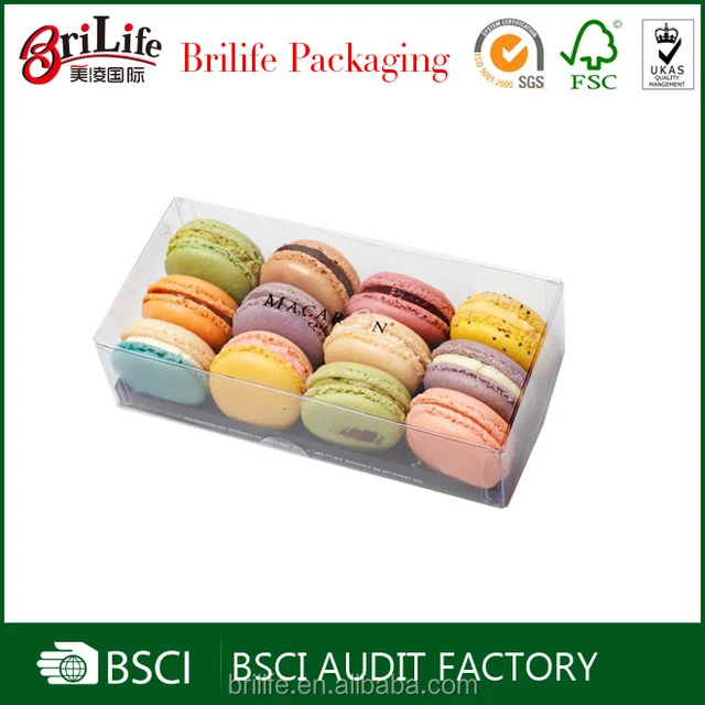 Elegant Retail food grade macaron packaging box supplier