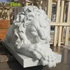 High Density Housing Architecture Marble Garden Lion Statues
