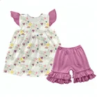 Children's boutique clothing white kids clothes kid dress sets kids frock design tutu baby clothes manufacturers usa clothing