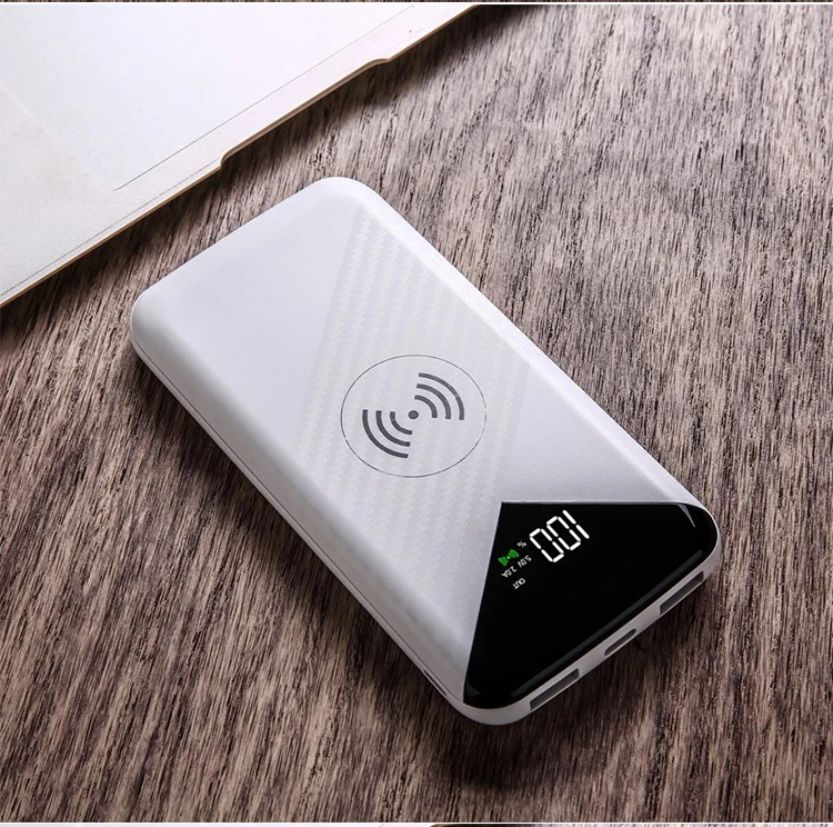 Wireless Charger Sticker Battery Recondition Equipment Black Thin Power Bank - ANKUX.COM
