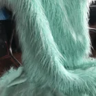 Super long pile 80% acrylic 20%polyester faux fur for home textile ,toy , garment fabric