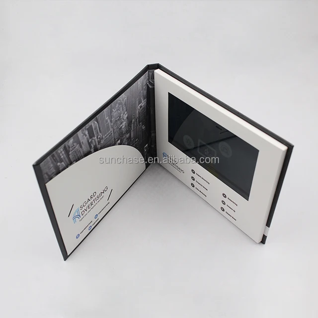quality lcd video book for advertisement lcd video greeting card