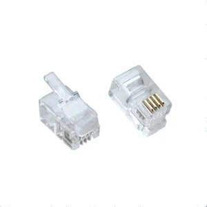 rj9 rj11 rj45 modular plug cat3 4pin telephone connectors