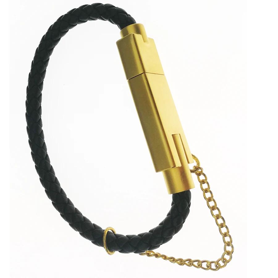 Low MOQ Customized Leather Micro Type C Usb Bracelet Charger Charging Data Cable For IPhone - ANKUX.COM