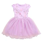 cheap bulk korea clothes cute child kid princess baby girl lace dress summer flower design