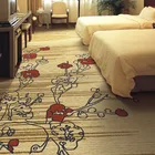 indoor high quality floor carpet machine woven axminster carpets 5 star hotel carpet used in guestrooms