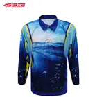 Custom uv protection tournament fishing shirts long sleeve custom