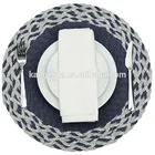 Placemat Round Placemats Border Braid Paisley Pp Round Placemat For Home Or Restaurant Use