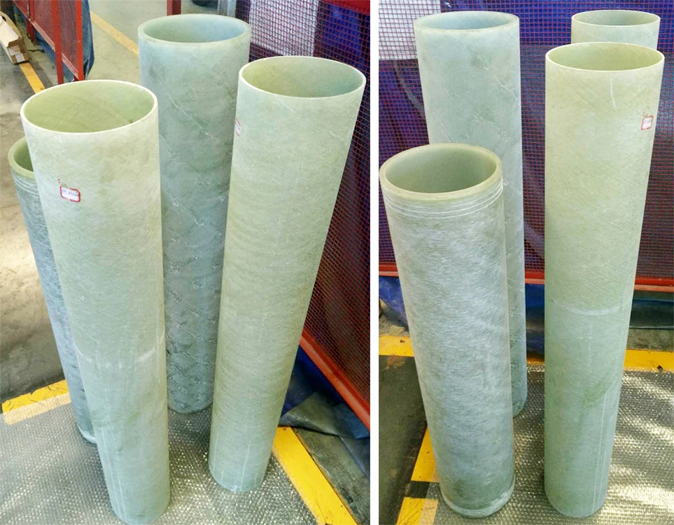 Epoxy Fiberglass Winding Pipe For Pipeline System And Electricity