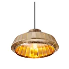 MARSDEN E27 industrial polish brass color copper pendant light hotel