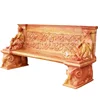 /product-detail/garden-decoration-exquisite-stone-sculpture-yellow-marble-bench-974423147.html
