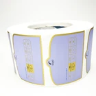 Custom Printing Logo Waterproof Self Adhesive Roll Label Sticker Sanitary Products Adhesive Labels