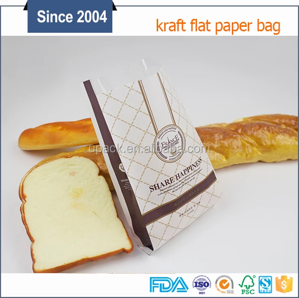 cheap paper sandwich bag white for hot sandwich packing