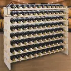 Simple luxury wine rack wood home type rack