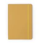 Writing Diary Custom Planner Yellow School Hard Cover Elastic Band PU Leather A5 Notebook