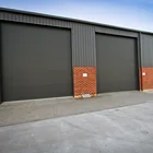 Custom hand chain operated galvanized steel fireproof roller shutter door