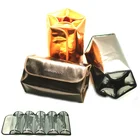 Waterproof lady travel toilet cosmetic bag clear transparent pvc make up pouch
