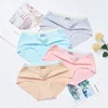 Wholesale hot ladies pure cotton seamless sexy underwear color matching mid-waist Carry buttock breathable women panty