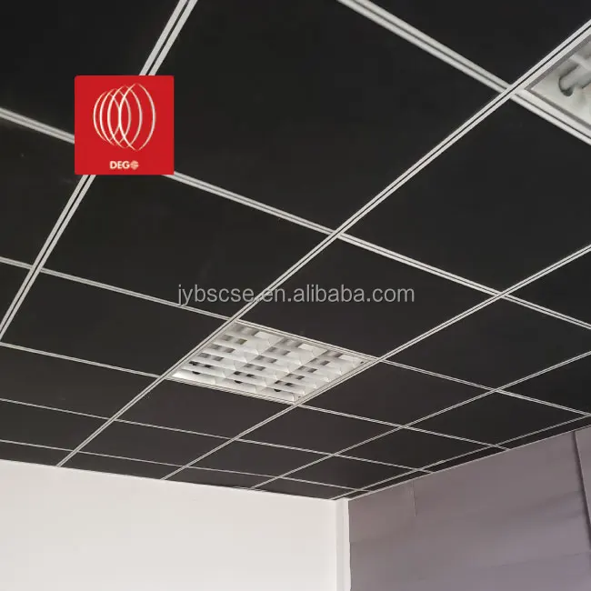 Black Acoustic Ceiling Tiles Fiberglass Wool Sound Board Acoustical Nrc 0 9 Lr 0 4 Buy Fiberglass Ceiling Tiles Black Colour Fiberglass Ceiling