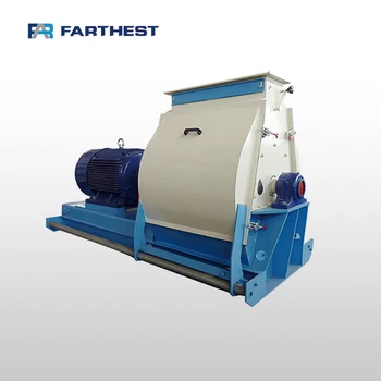 Palm Tree Leaves Grinding Hammer Mill Equipment