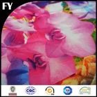 Own design digital printed 100% floral printed silk georgette fabric
