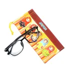 microfiber optical glasses bag with screen printed