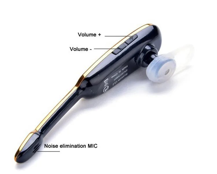 New ! Wireless Stereo Voice Bluetooth Headset Headphone V4.0 Earphone For Samsung HM1000 iPhone 4 5 5s 6 6s Plus