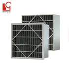 active carbon pocket air filter flat carbon filter