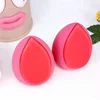 2018 New Product 3D Silicone Blender Make Up Puff Half Silicone Cosmetic Sponge